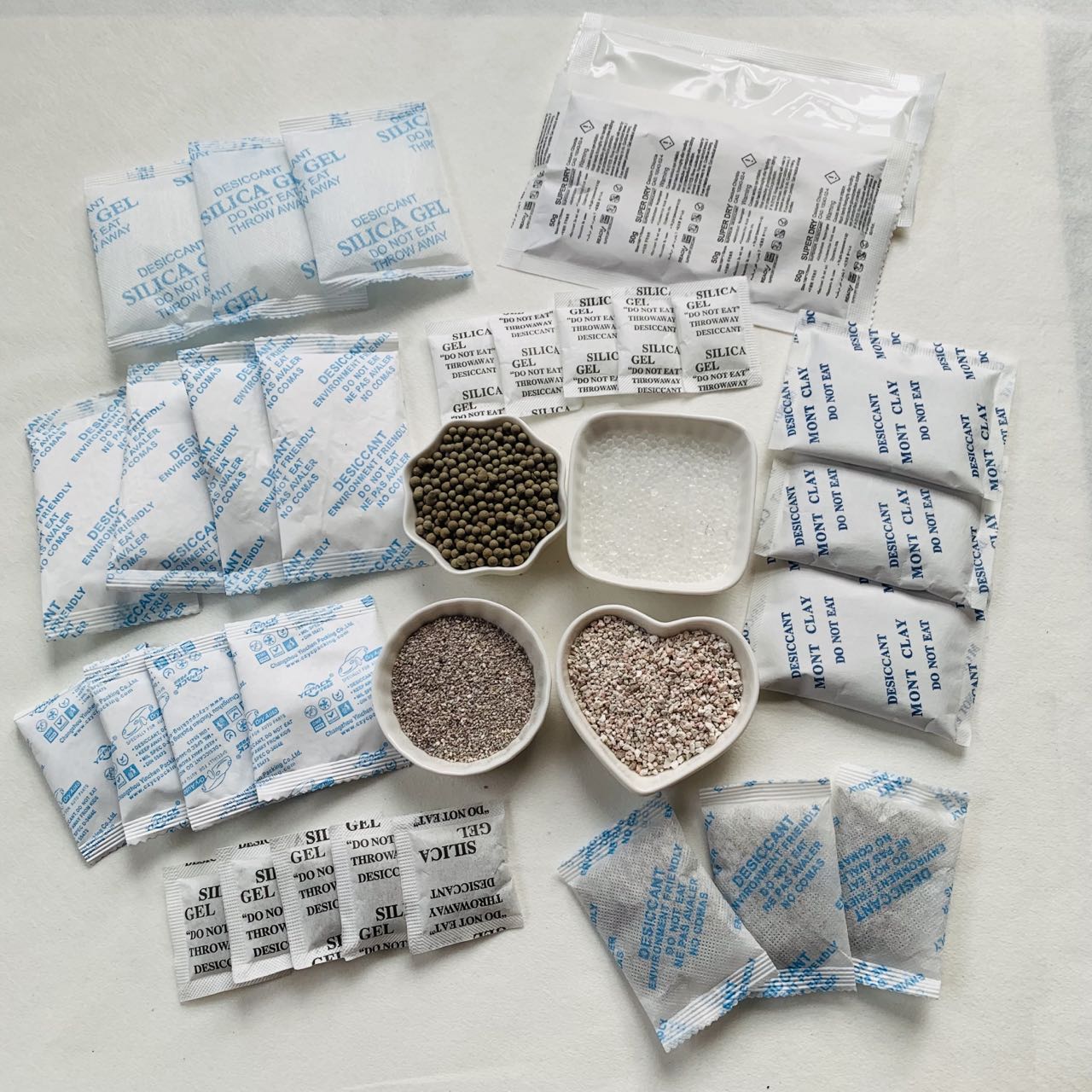 5g Silica Gel Sachet Composite Paper For Handbag And Clothing